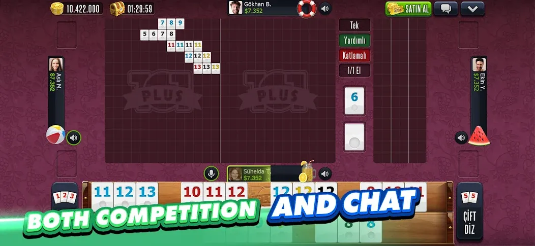 101 Okey Plus Rummy Board Game — скриншот 5