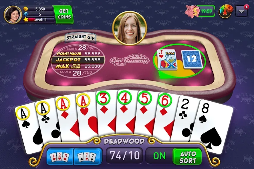 Gin Rummy Plus: Fun Card Game — скриншот 1