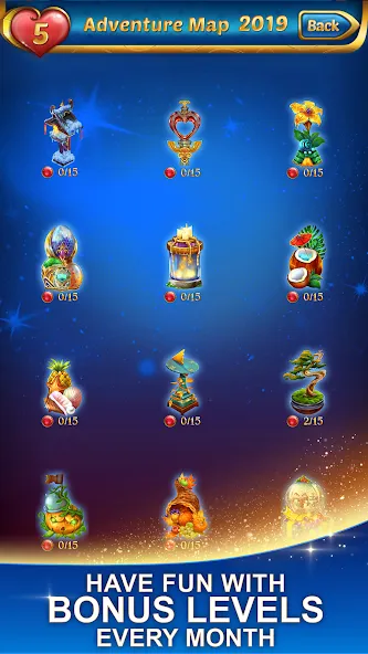 Lost Jewels - Match 3 Puzzle — скриншот 1