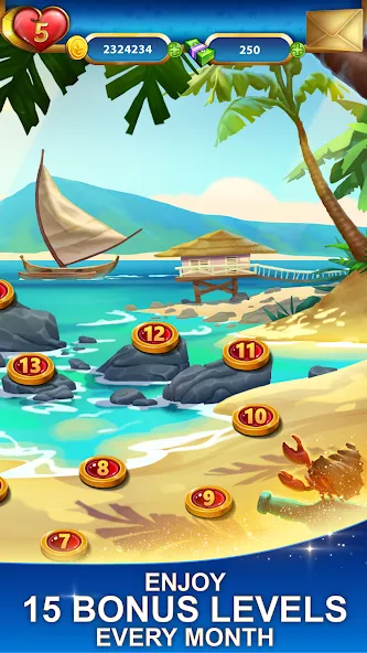 Lost Jewels - Match 3 Puzzle — скриншот 2
