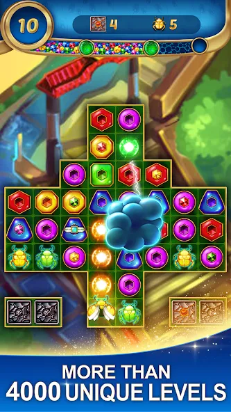 Lost Jewels - Match 3 Puzzle — скриншот 4