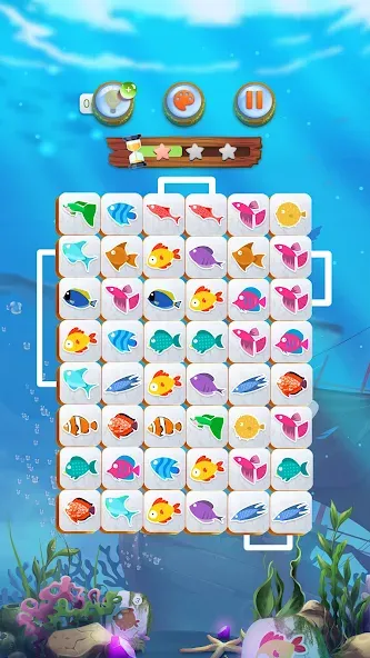 Mahjong Connect Fish World — скриншот 3