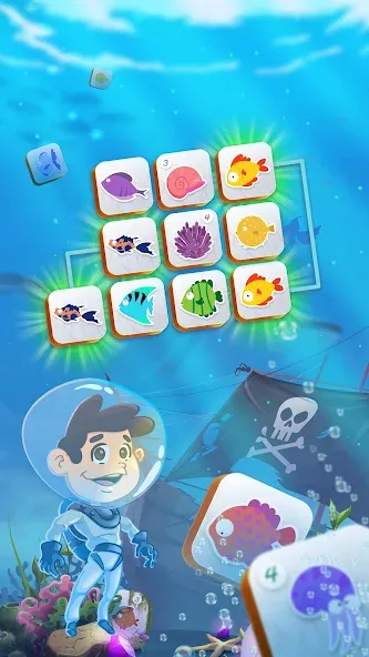 Mahjong Connect Fish World — скриншот 4