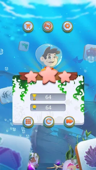 Mahjong Connect Fish World — скриншот 5