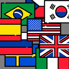 Скачать Flags of the World + Emblems MOD на телефон — Все уровни открыты и без рекламы