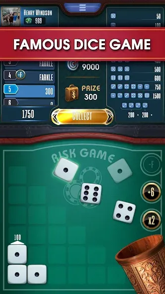 Farkle online 10000 Dice Game — скриншот 1 Farkle online 10000 Dice Game — скриншот 1