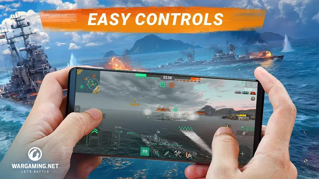 World of Warships Blitz War — скриншот 1
