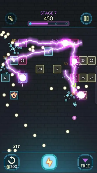Neon bricks — скриншот 4
