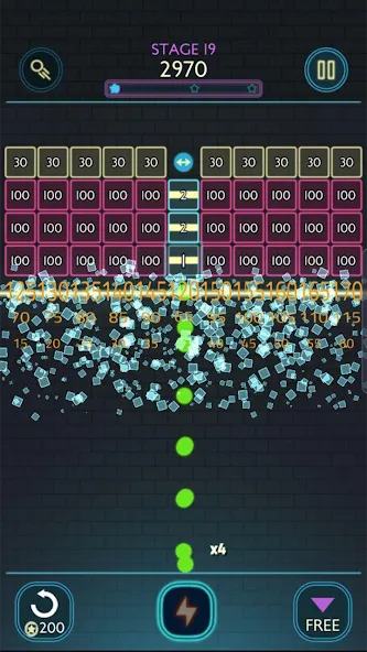 Neon bricks — скриншот 5