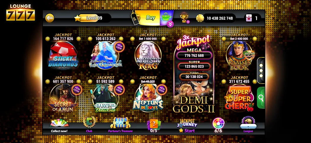 Lounge777 - Online Casino — скриншот 1