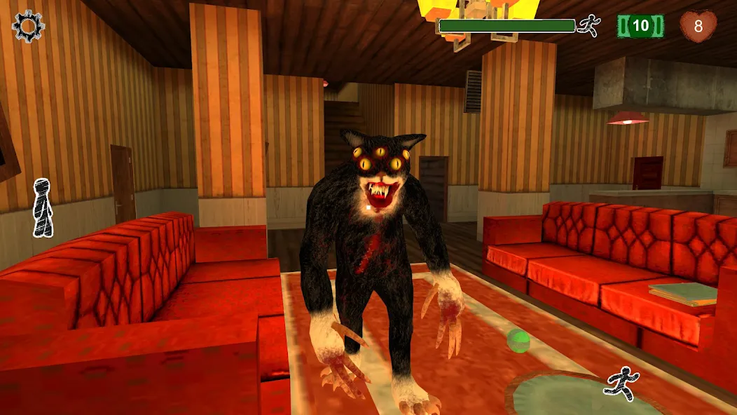 Cat Fred Evil Pet. Horror game — скриншот 1 Cat Fred Evil Pet. Horror game — скриншот 1