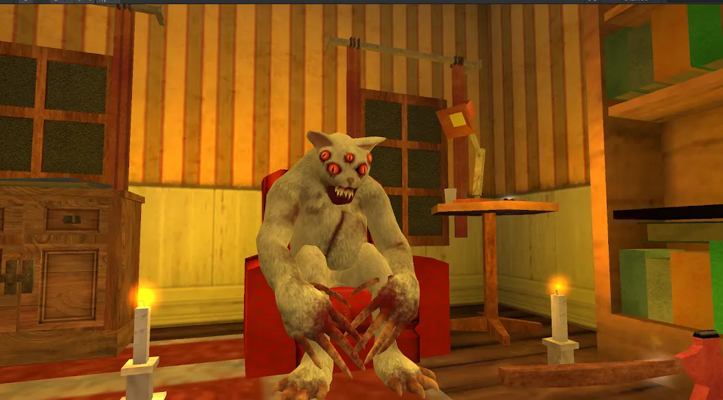 Cat Fred Evil Pet. Horror game — скриншот 4 Cat Fred Evil Pet. Horror game — скриншот 4