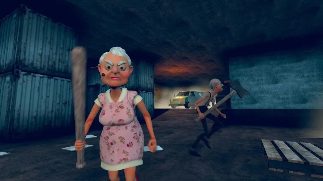 Grandpa & Granny 4 Online Game — скриншот 1