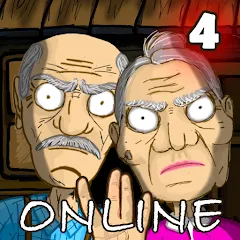 Скачать Grandpa & Granny 4 Online Game MOD — Взлом на бессмертие и много денег