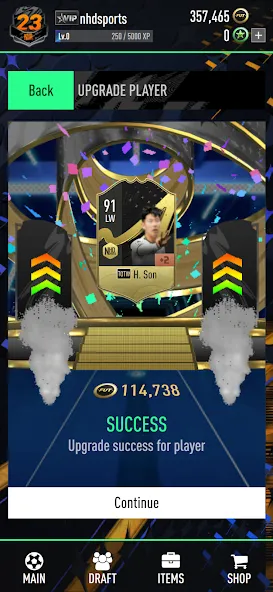 NHDFUT 23 Draft & Packs — скриншот 3