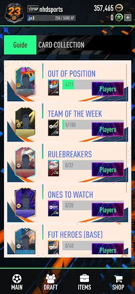 NHDFUT 23 Draft & Packs — скриншот 4