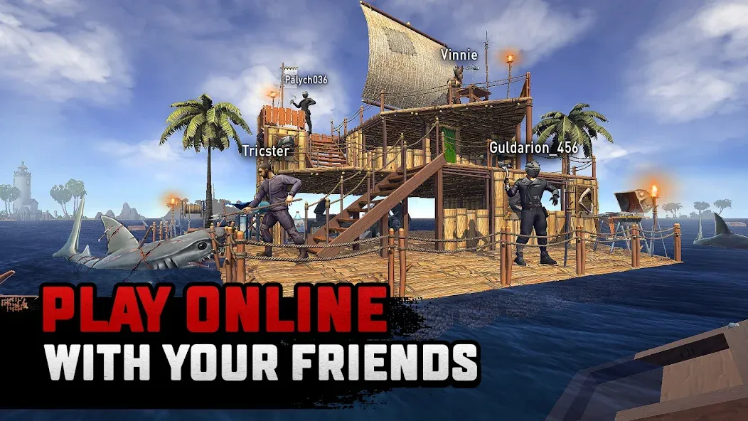 Raft® Survival: Multiplayer — скриншот 1