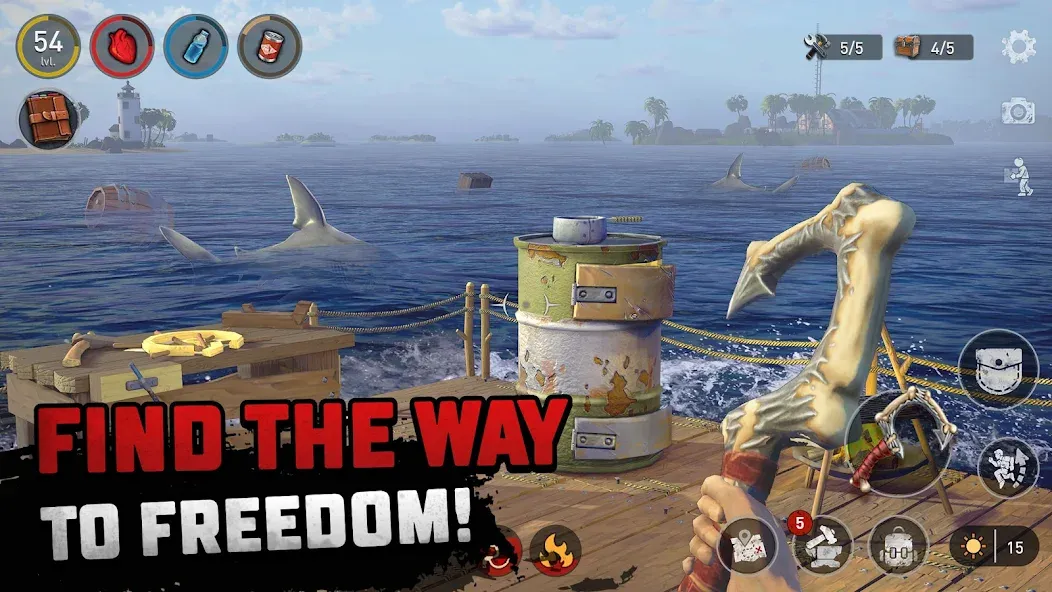Raft® Survival - Ocean Nomad — скриншот 4