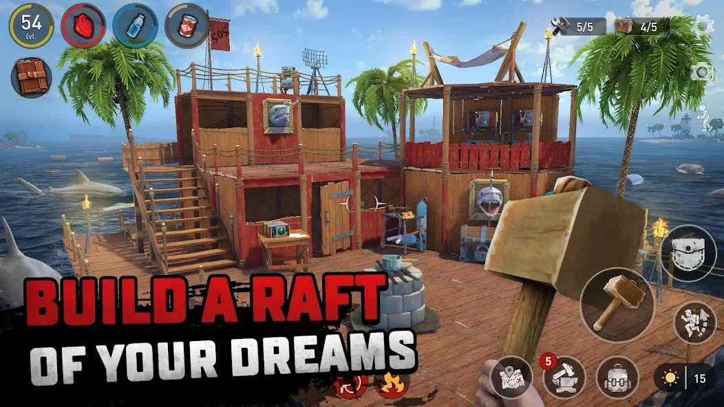 Raft® Survival - Ocean Nomad — скриншот 5