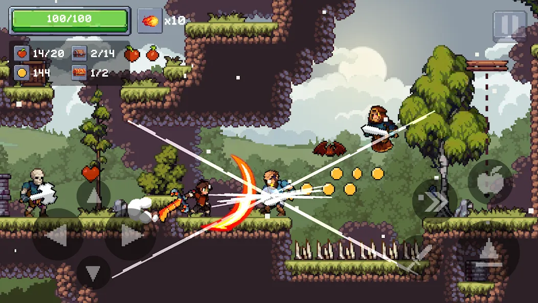 Apple Knight 2: Action Game — скриншот 2