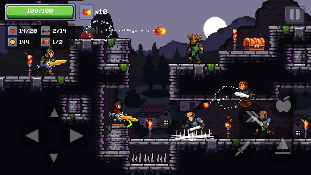 Apple Knight 2: Action Game — скриншот 3