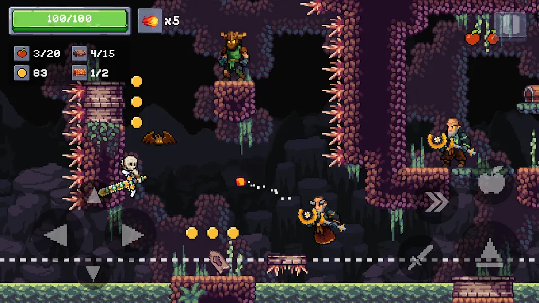 Apple Knight 2: Action Game — скриншот 4
