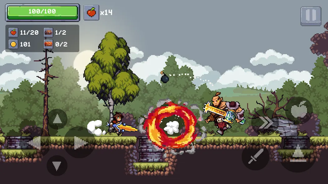 Apple Knight 2: Action Game — скриншот 5