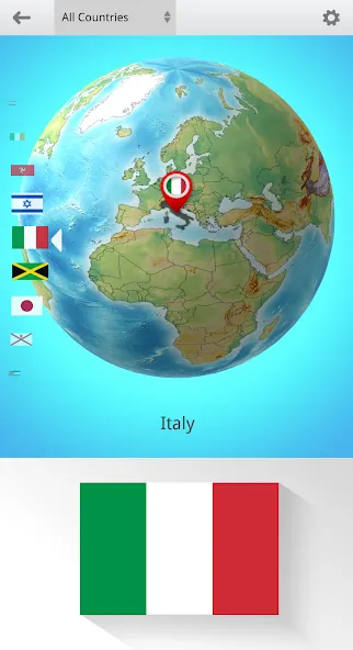 Flags On the Globe — скриншот 4 Flags On the Globe — скриншот 4