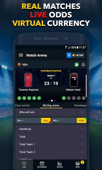 Sports Betting Game - BETUP — скриншот 1