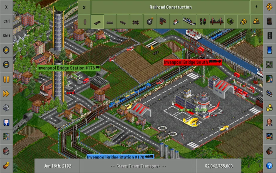 OpenTTD — скриншот 1