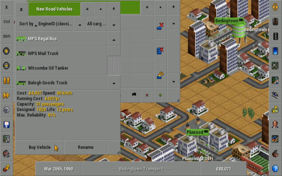 OpenTTD — скриншот 2