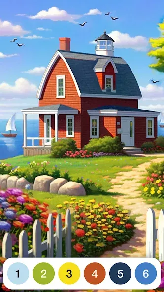 Paint by Number: Coloring Game — скриншот 4
