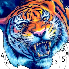 Скачать Animal Paint by Number Game на Android — Все цвета разблокированы
