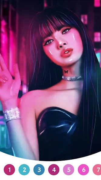BlackPink Paint by Number — скриншот 1