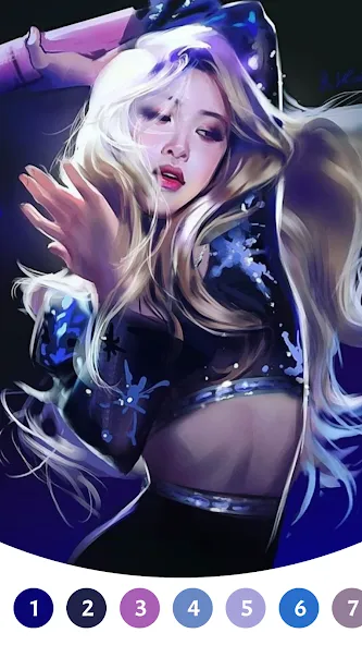 BlackPink Paint by Number — скриншот 3
