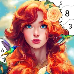 Girls Paint by Number Coloring — Версия Все открыто и без рекламы