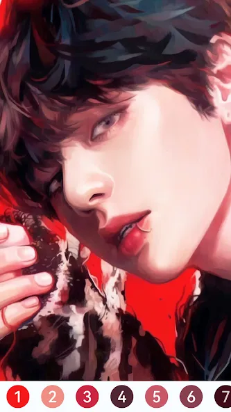 KPOP Paint by Number Coloring — скриншот 5