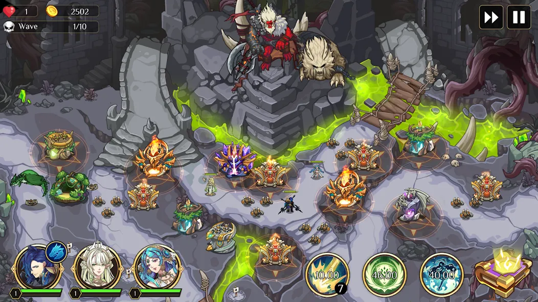 Kingdom War: Tower Defense TD — скриншот 1