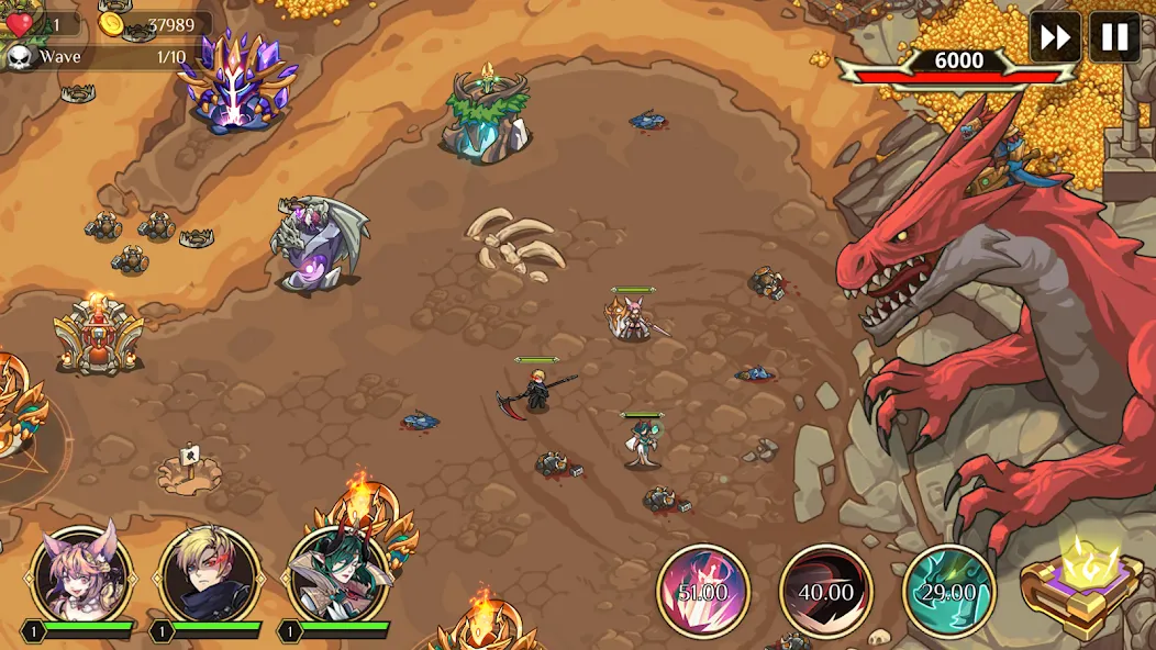 Kingdom War: Tower Defense TD — скриншот 2