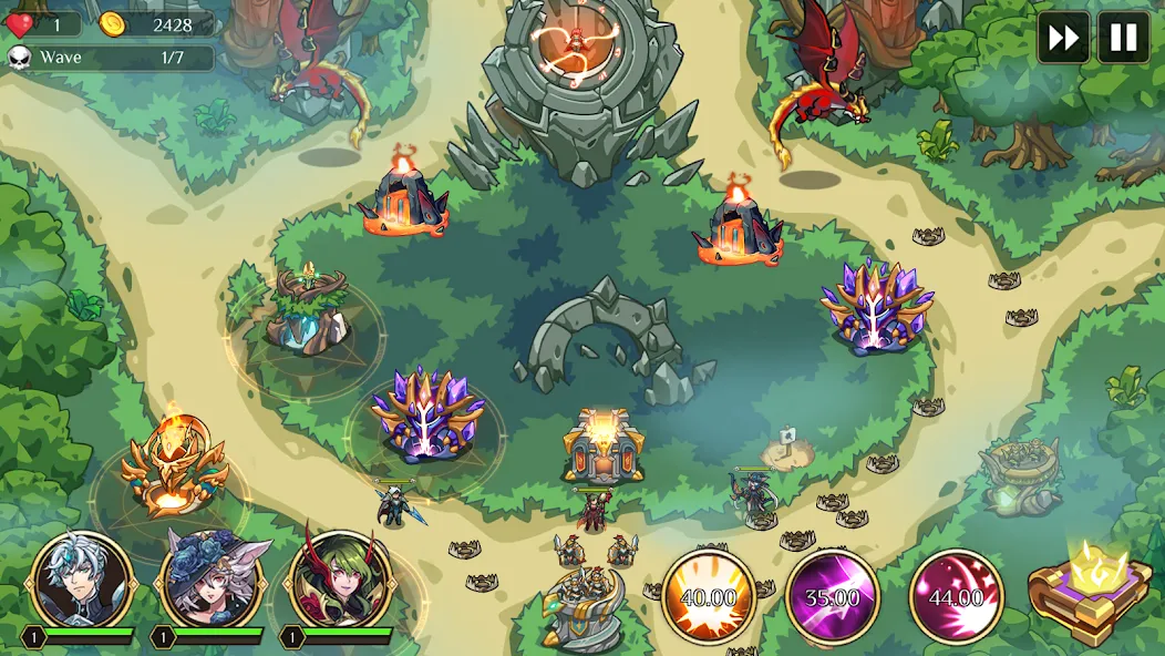 Kingdom War: Tower Defense TD — скриншот 5