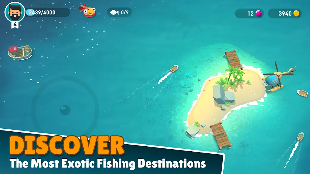 Creatures of the Deep: Fishing — скриншот 1 Creatures of the Deep: Fishing — скриншот 1