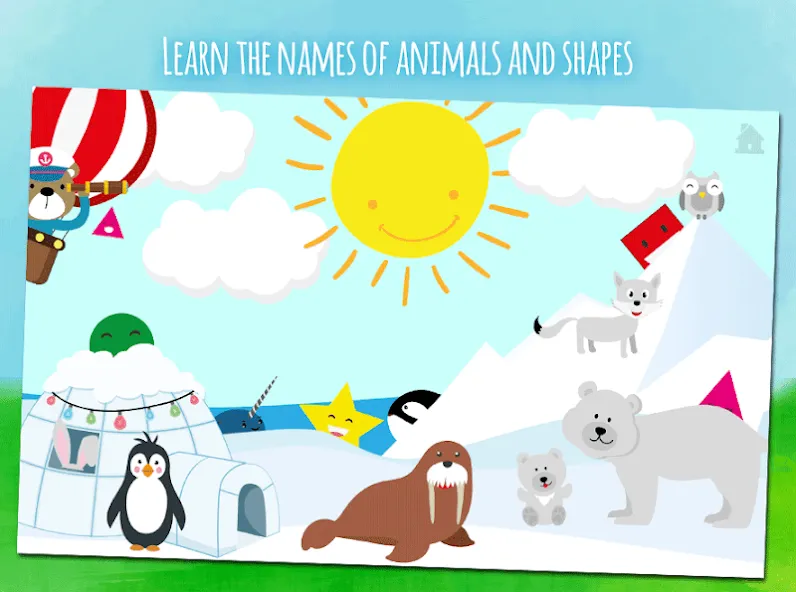 Animals learn words for kids — скриншот 2