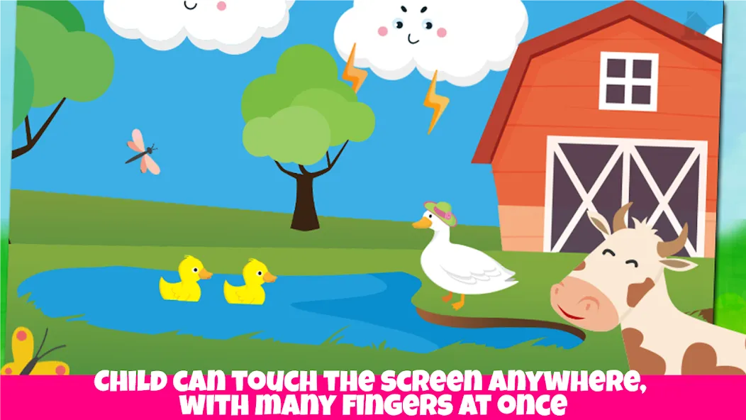 Farm animals game for babies — скриншот 2 Farm animals game for babies — скриншот 2