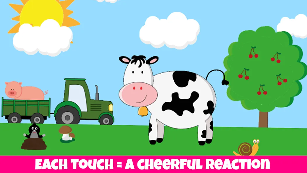 Animals, kids game from 1 year — скриншот 1