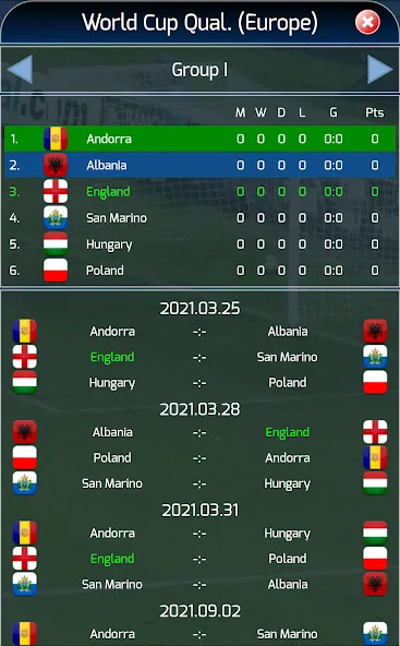 True Football National Manager — скриншот 3 True Football National Manager — скриншот 3