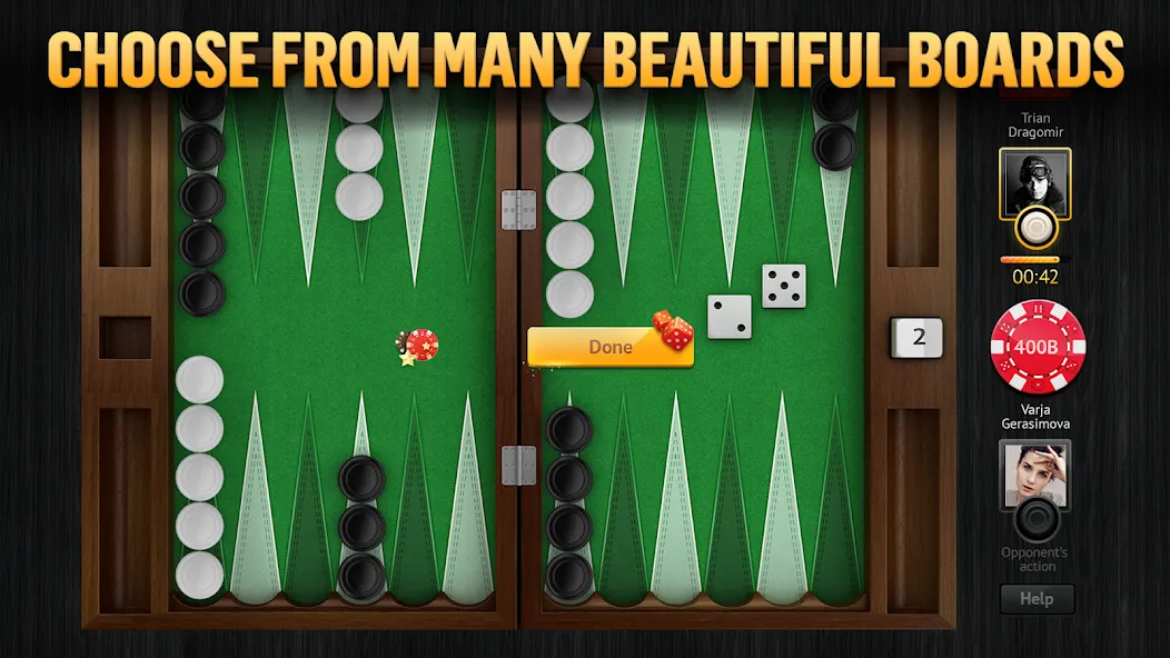 PlayGem Backgammon Play Live — скриншот 5