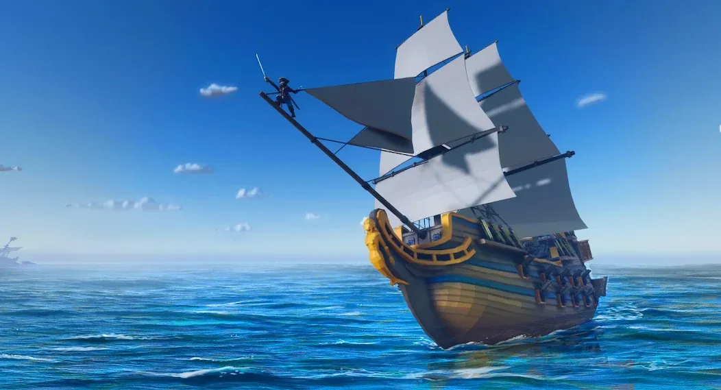 Pirate Polygon Caribbean Sea — скриншот 1