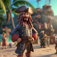 Скачать Pirate Polygon Caribbean Sea на Android — Много денег