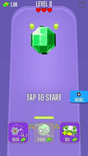 Saw Brick Crusher – Pong 3D — скриншот 2