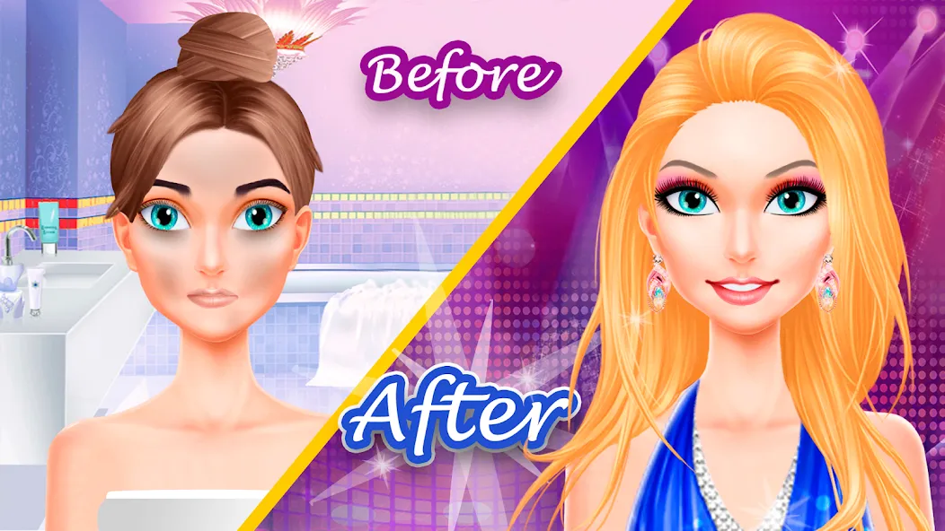 Makeup games makeover dress up — скриншот 1 Makeup games makeover dress up — скриншот 1